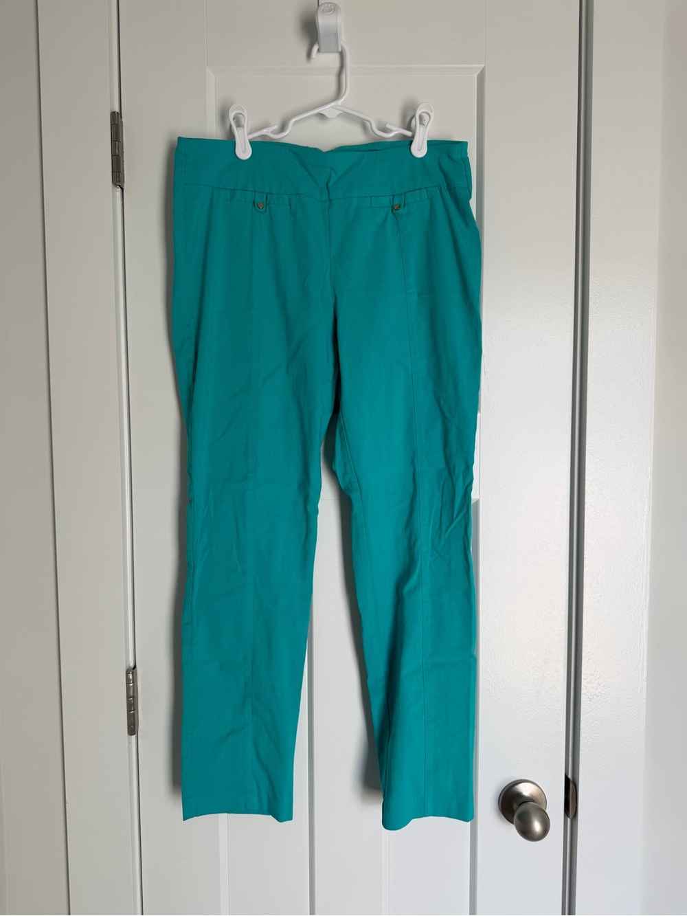 Attyre Teal Capris Pants